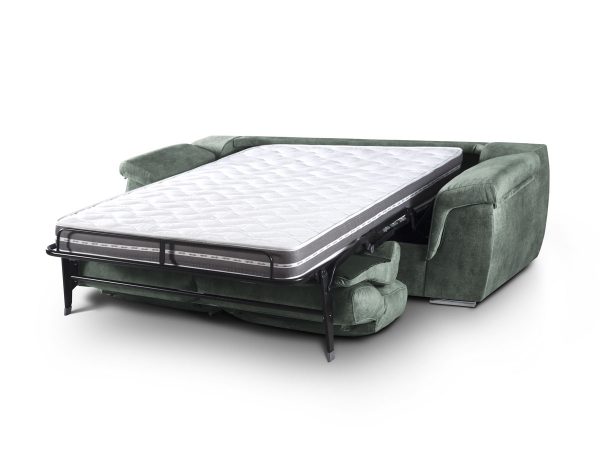 Sofá cama de apertura italiana Adil con colchón de 18 cm