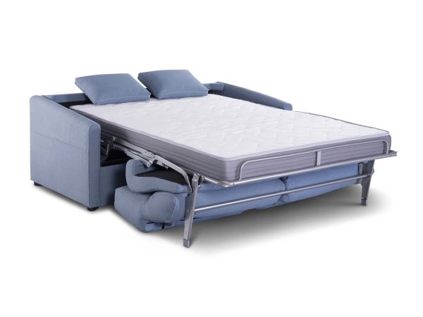 Sofá cama de apertura italiana Basil con colchón de 18 cm