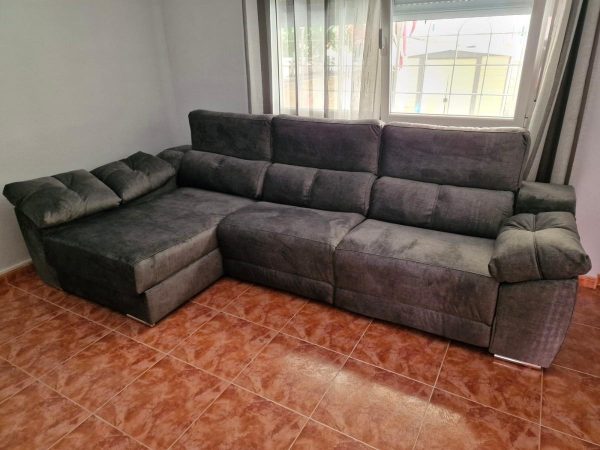 Sofá chaiselongue con asientos relax Ares
